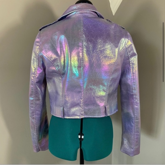 Iridescent Motorcycle Jacket - Picture 3 of 7
